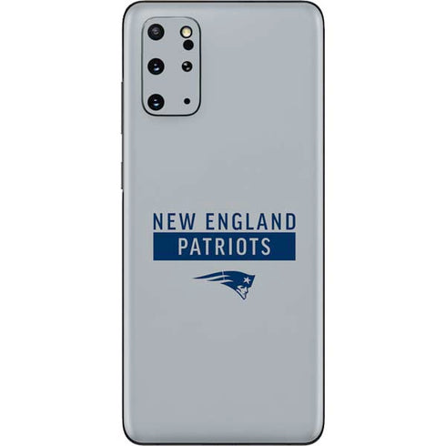 NFL New England Patriots Grey Performance Series Galaxy S20 Plus Skin