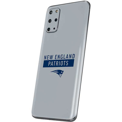 NFL New England Patriots Grey Performance Series Galaxy S20 Plus Skin
