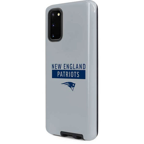 NFL New England Patriots Grey Performance Series Galaxy S20 Pro Case