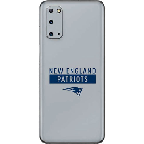 NFL New England Patriots Grey Performance Series Galaxy S20 Skin
