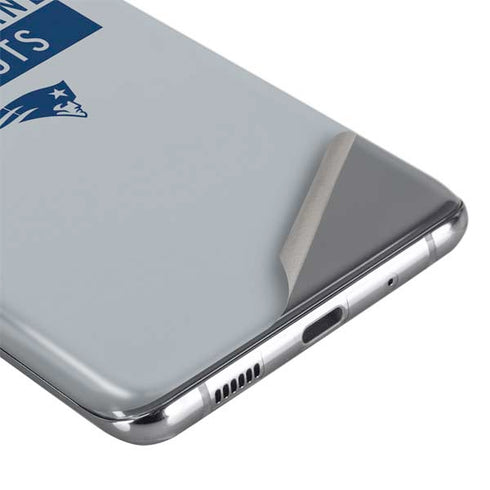 NFL New England Patriots Grey Performance Series Galaxy S20 Skin