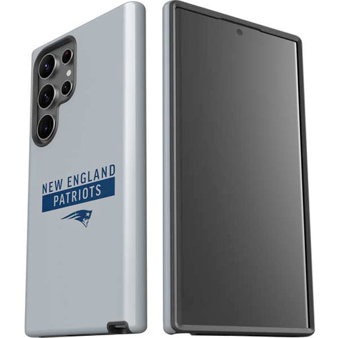 NFL New England Patriots Grey Performance Series Galaxy S23 Ultra Pro Case