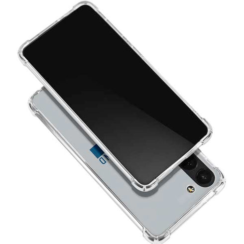 NFL New England Patriots Grey Performance Series Galaxy S24 FE Clear Case