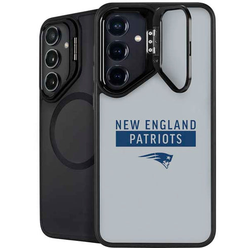 NFL New England Patriots Grey Performance Series Galaxy S25 Plus Kickstand Case
