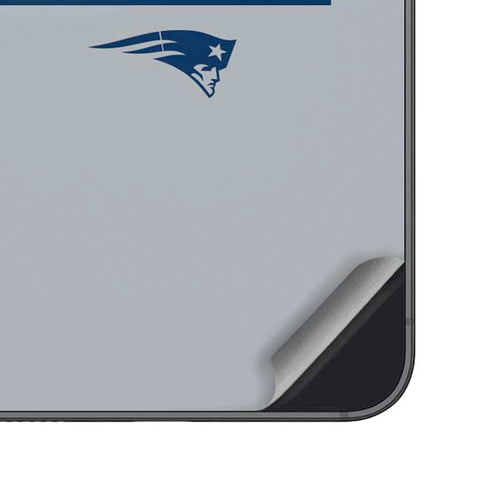NFL New England Patriots Grey Performance Series Galaxy S24 Skin