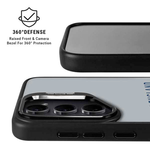 NFL New England Patriots Grey Performance Series Galaxy S24 Ultra Kickstand Case