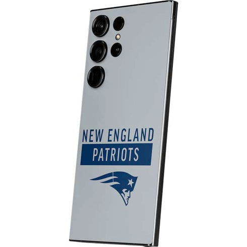 NFL New England Patriots Grey Performance Series Galaxy S24 Ultra Skin