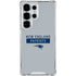 NFL New England Patriots Grey Performance Series Galaxy S25 Ultra Clear Case