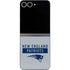 NFL New England Patriots Grey Performance Series Galaxy Z Flip6 Skin