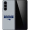 NFL New England Patriots Grey Performance Series Galaxy Z Fold5 5G Skin