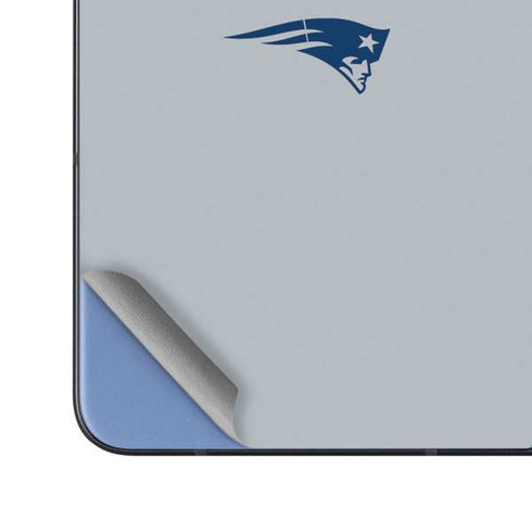 NFL New England Patriots Grey Performance Series Galaxy Z Fold5 5G Skin