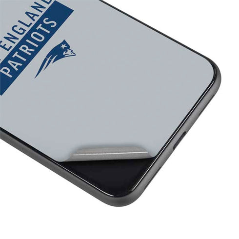 NFL New England Patriots Grey Performance Series Google Pixel 4 XL Skin