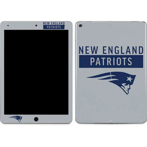 NFL New England Patriots Grey Performance Series iPad Skins