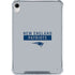 NFL New England Patriots Grey Performance Series iPad 11th Gen (2025) Clear Case
