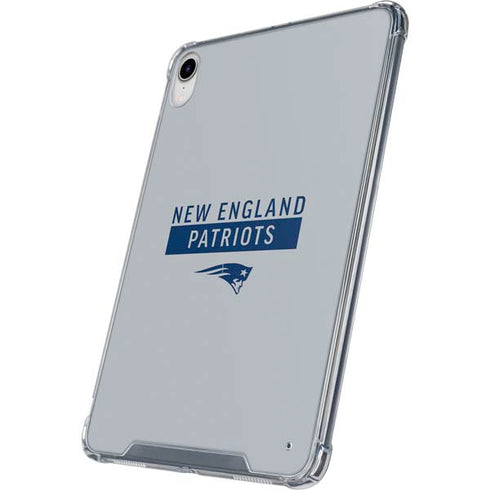NFL New England Patriots Grey Performance Series iPad 11th Gen (2025) Clear Case