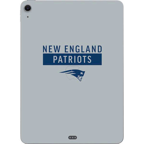 NFL New England Patriots Grey Performance Series Apple iPad Air Skin