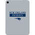NFL New England Patriots Grey Performance Series Apple iPad Mini Skin