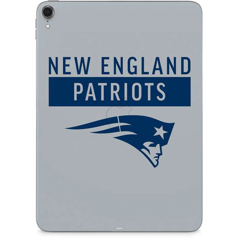 NFL New England Patriots Grey Performance Series Apple iPad Pro Skin