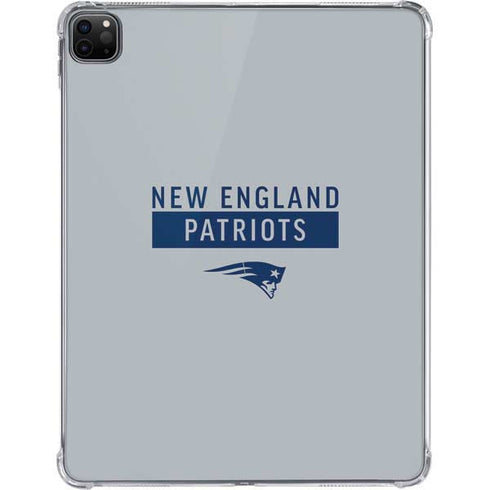 NFL New England Patriots Grey Performance Series iPad Pro 11in (2024) Clear Case