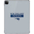 NFL New England Patriots Grey Performance Series iPad Pro 11in (2024) Clear Case