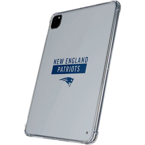 NFL New England Patriots Grey Performance Series iPad Pro 11in (2024) Clear Case