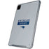 NFL New England Patriots Grey Performance Series iPad Pro 12.9in (2020) Clear Case