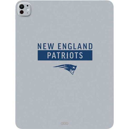 NFL New England Patriots Grey Performance Series iPad Pro 13in M4 (2024) Skin