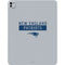 NFL New England Patriots Grey Performance Series iPad Pro 13in M4 (2024) Skin