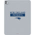 NFL New England Patriots Grey Performance Series iPad Pro 13in M4 (2024) Skin