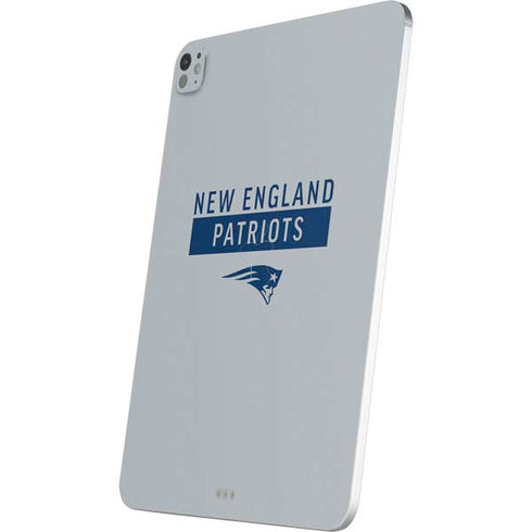 NFL New England Patriots Grey Performance Series iPad Pro 13in M4 (2024) Skin