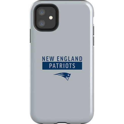 NFL New England Patriots Grey Performance Series iPhone 11 Impact Case