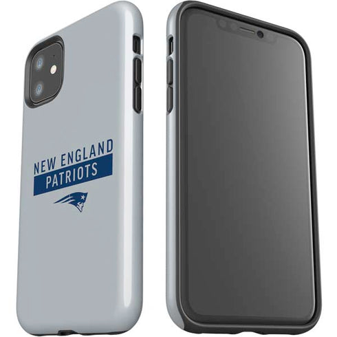 NFL New England Patriots Grey Performance Series iPhone 11 Impact Case