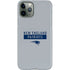NFL New England Patriots Grey Performance Series iPhone 11 Pro Lite Case