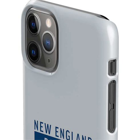 NFL New England Patriots Grey Performance Series iPhone 11 Pro Lite Case