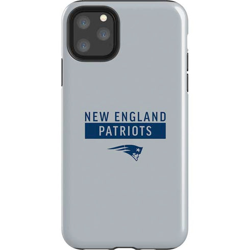 NFL New England Patriots Grey Performance Series iPhone Cases