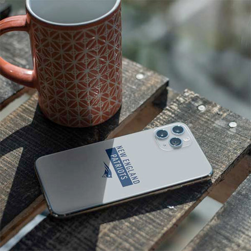 NFL New England Patriots Grey Performance Series iPhone 11 Pro Skin