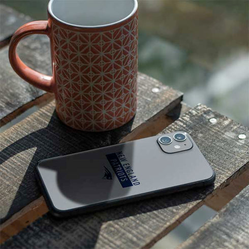 NFL New England Patriots Grey Performance Series iPhone 11 Skin