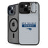 NFL New England Patriots Grey Performance Series iPhone 14 Plus Kickstand Case