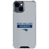 NFL New England Patriots Grey Performance Series iPhone 15 Clear Case
