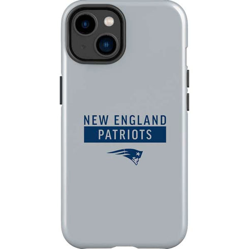 NFL New England Patriots Grey Performance Series iPhone 15 Impact Case