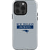 NFL New England Patriots Grey Performance Series iPhone 15 Pro Impact Case