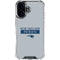 NFL New England Patriots Grey Performance Series iPhone 16 Clear Case