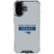 NFL New England Patriots Grey Performance Series iPhone 16 Plus Clear Case