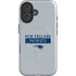 NFL New England Patriots Grey Performance Series iPhone 16 Plus Magsafe Impact Case