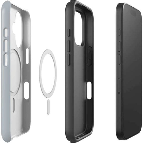 NFL New England Patriots Grey Performance Series iPhone 16 Plus Magsafe Impact Case