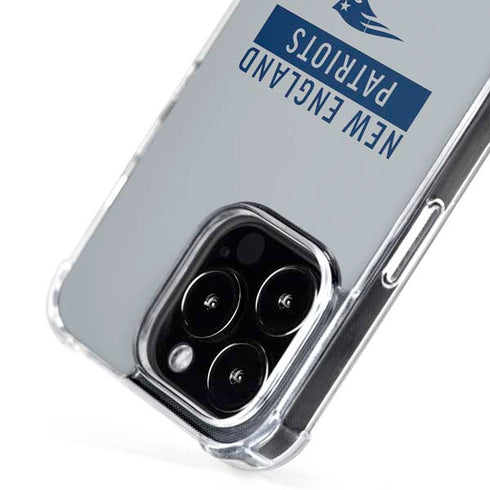 NFL New England Patriots Grey Performance Series iPhone 16 Pro MagSafe Case