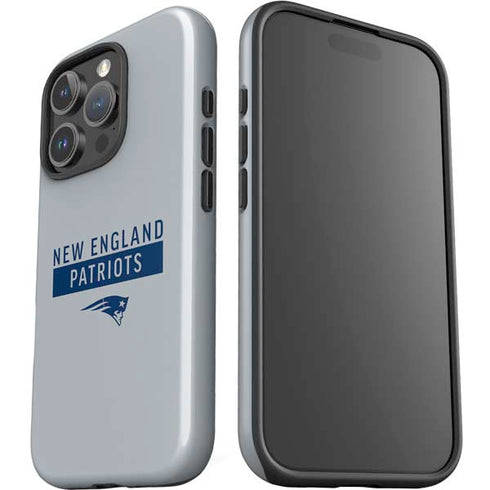 NFL New England Patriots Grey Performance Series iPhone 16 Pro Max Impact Case