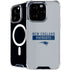 NFL New England Patriots Grey Performance Series iPhone 16 Pro Max MagSafe Case