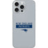 NFL New England Patriots Grey Performance Series iPhone 16 Pro Max Skin