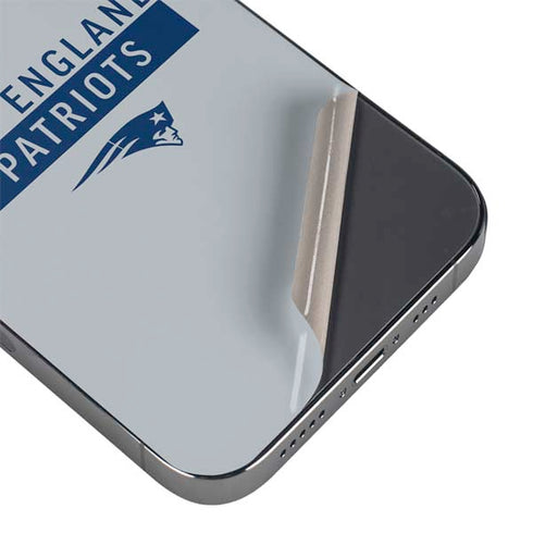 NFL New England Patriots Grey Performance Series iPhone 16 Pro Max Skin